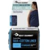 Sea To Summit Travel Liner Soie + Coton -Magasin De Sports De Plein Air drap sea to summit silk cotton travel liner 02