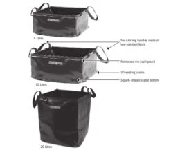 Cuvette Pliable Ortlieb 20 L -Magasin De Sports De Plein Air evier a eau ortlieb floding bowl 2