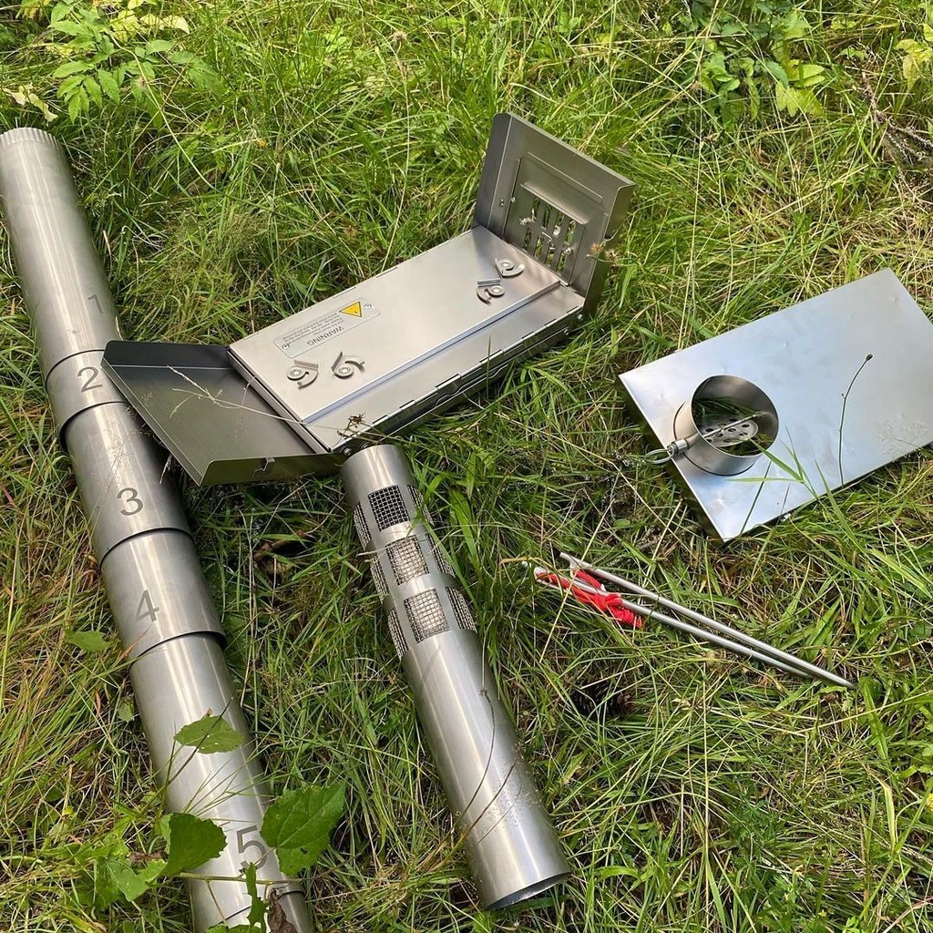 Winnerwell Fastfold Plus Titanium Nested Pipe M-sized Camping Stove 9 Winnerwell Fastfold Plus Titanium Nested Pipe M-sized Camping Stove - Image 7