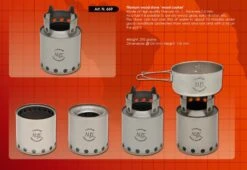 Titanium Wood Stove -Magasin De Sports De Plein Air rechaud bois titane