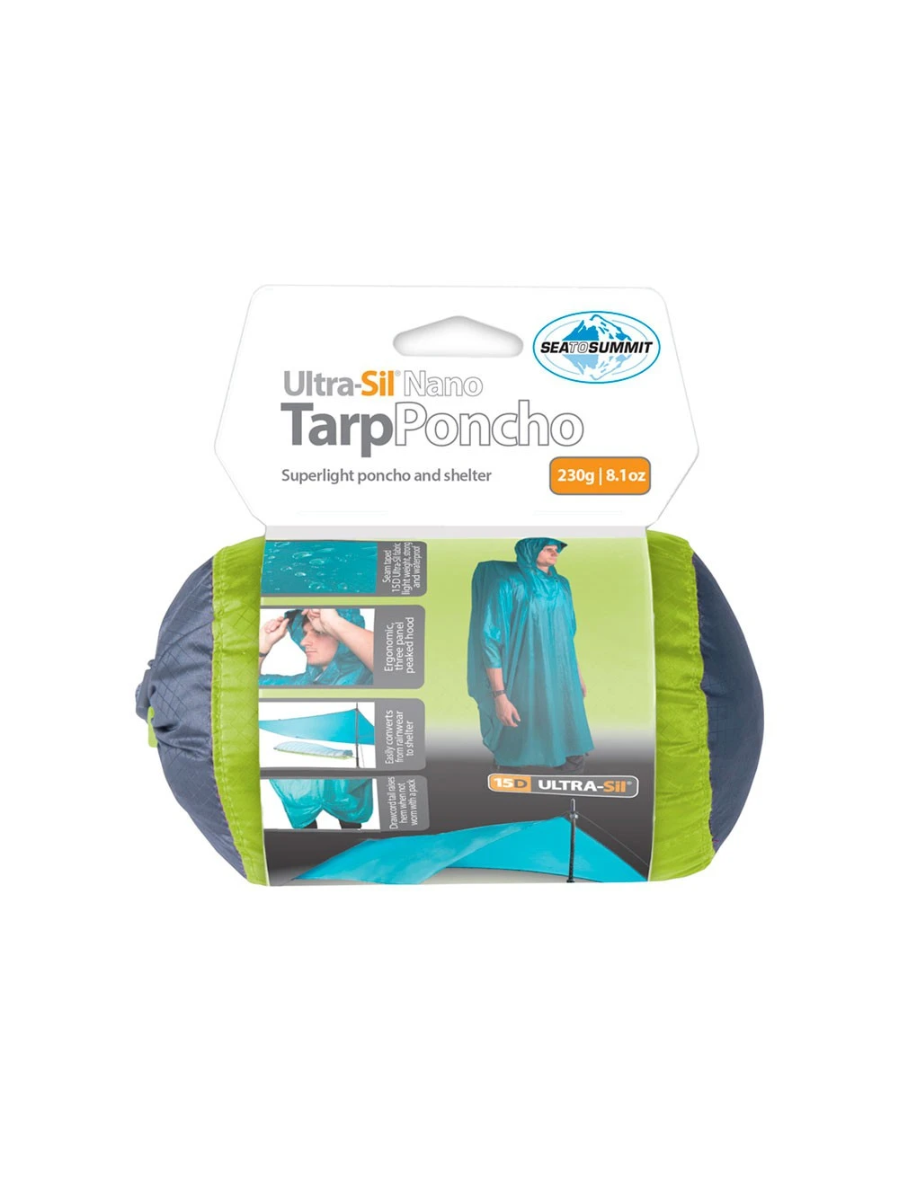 Sea To Summit Ultra-Sil Nano Tarp-Poncho 6 Sea To Summit Ultra-Sil Nano Tarp-Poncho - Image 5