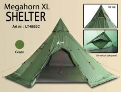 Luxe Outdoor Megahorn XL -Magasin De Sports De Plein Air tipi luxe outdoor megahorn xl 03